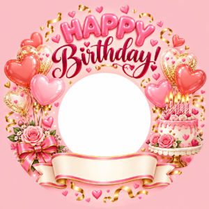 Birthday Photo Buttons – 2.25 Inch